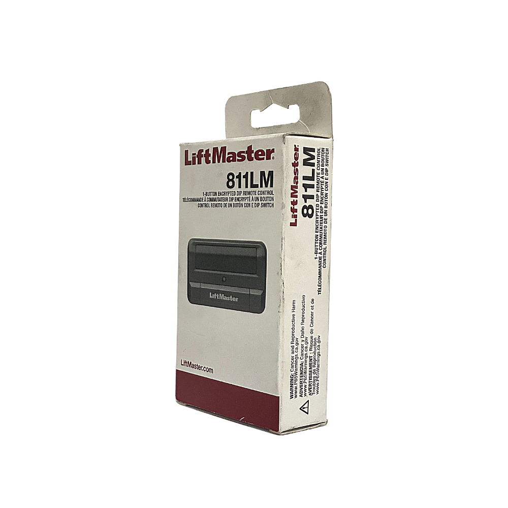 LiftMaster Single-Button Remote Control For Garage / Gate Door Opener (811LM) - Garage and Sliding Door Hardware