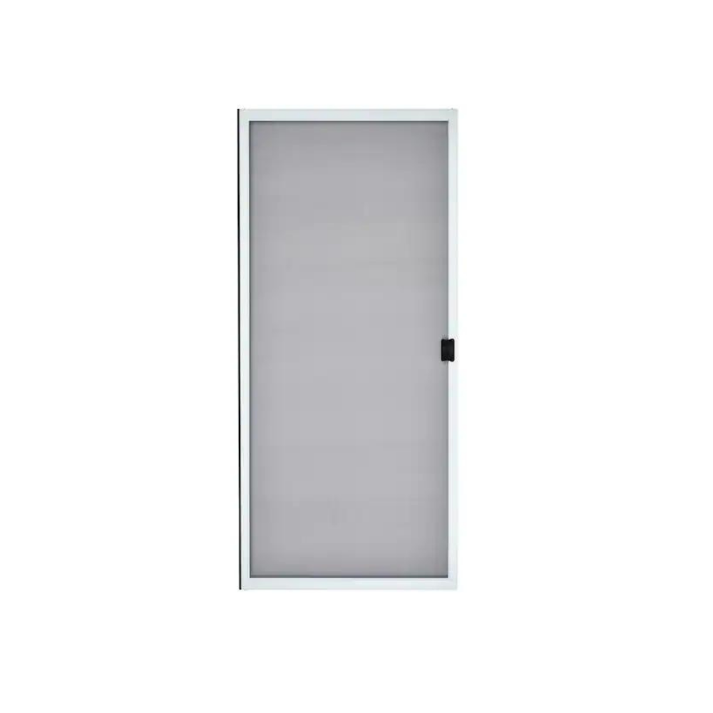 Sliding Patio Screen Door, White (36 in. x 80 in.) - UNASSEMBLED - Garage and Sliding Door Hardware