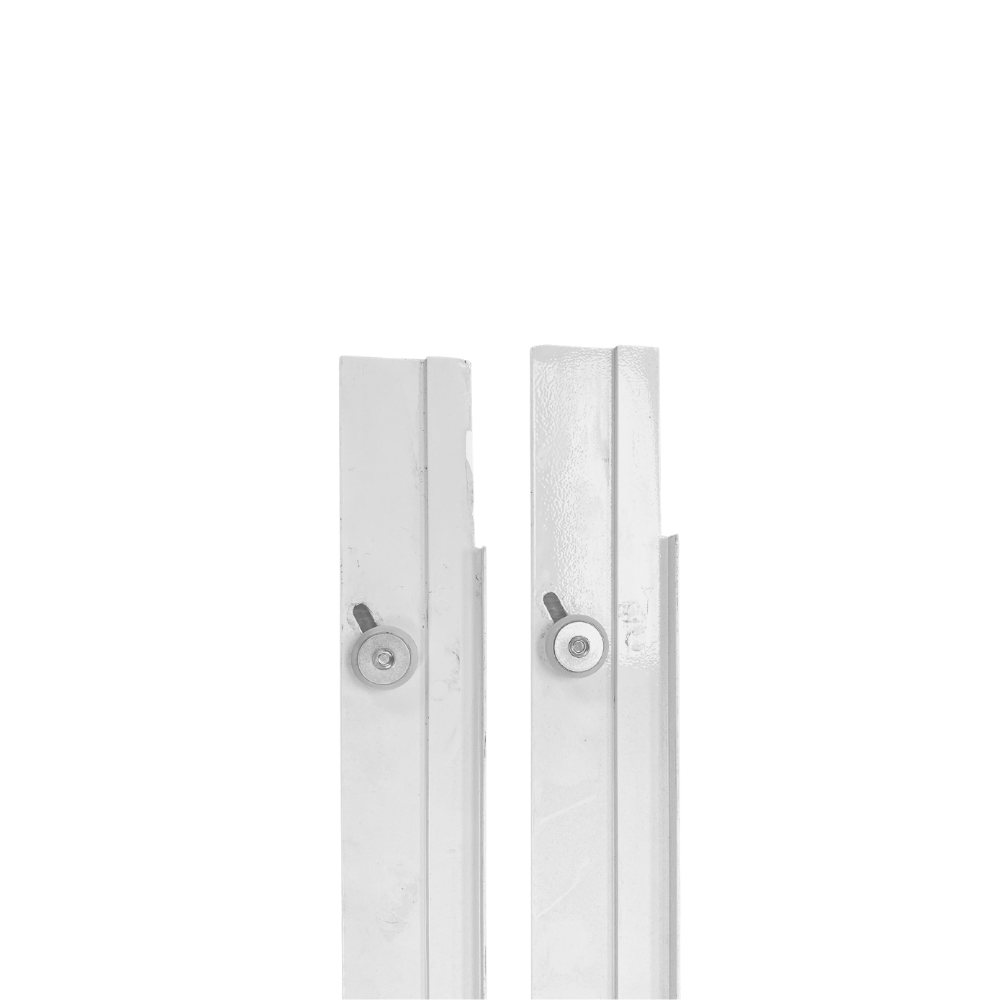 Sliding Screen Door Top Roller Panel, White (TRP-W) - Garage and Sliding Door Hardware