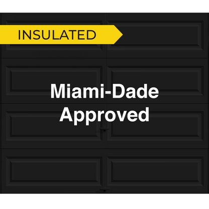 16' x 7' - Long Panel - Insulated  Steel Back - Garage and Sliding Door Hardware