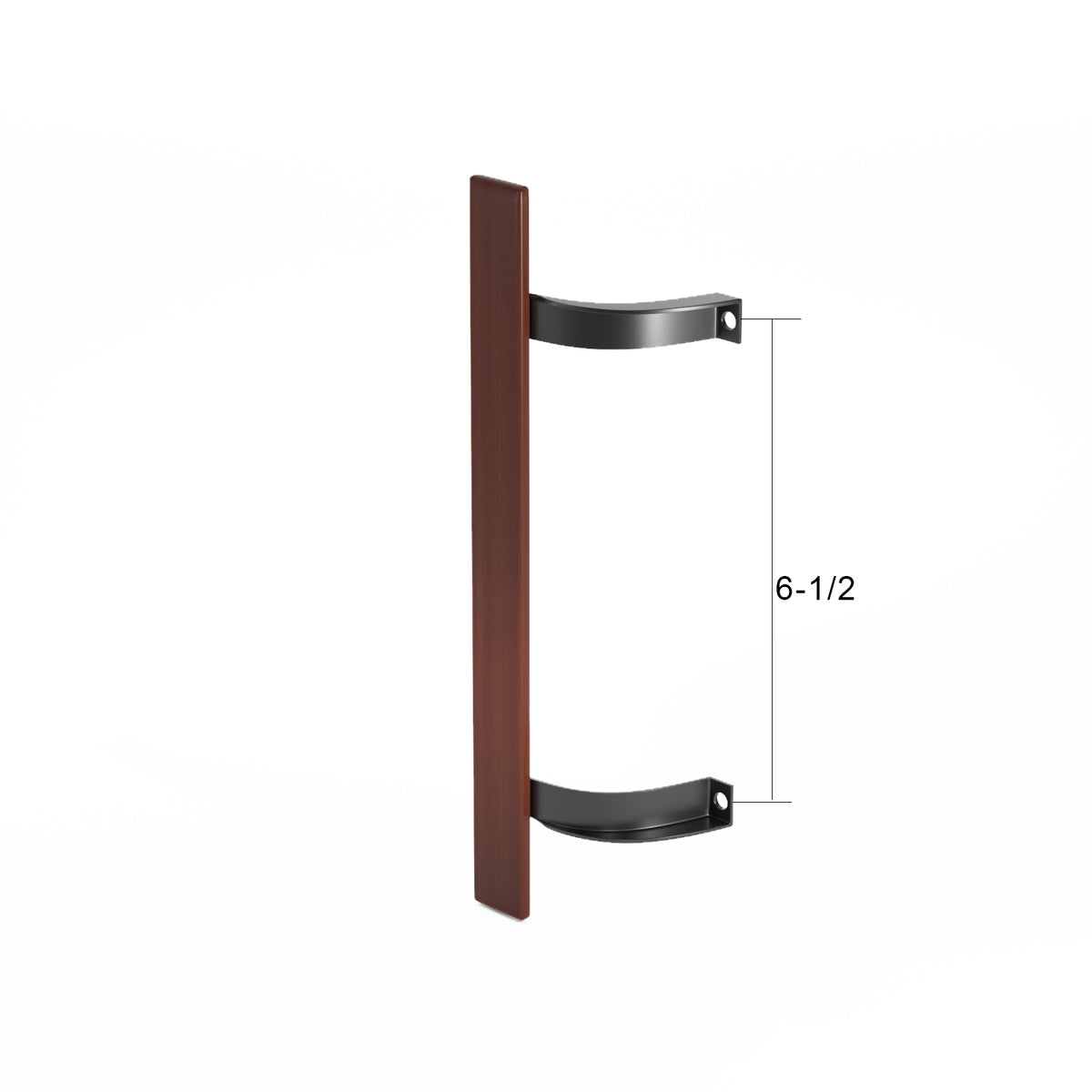 Sliding Patio Wood Door Handle with 6-1/2" Hole Spacing - DH-259 - Garage and Sliding Door Hardware