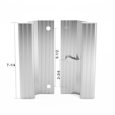 Kawneer Sliding Patio Glass Door Handle Aluminum Anodized 13-541 - Garage and Sliding Door Hardware