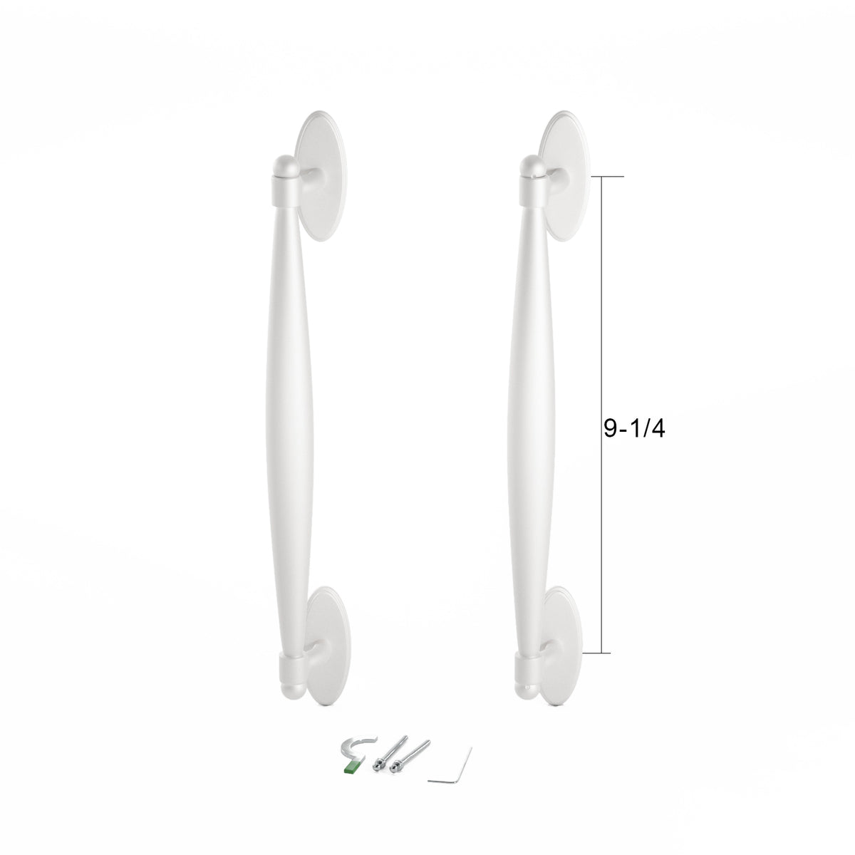 (DH-646) Windoor Sliding Door Interior and Exterior Handle Set, 9-1/4" Hole Space- - Garage and Sliding Door Hardware