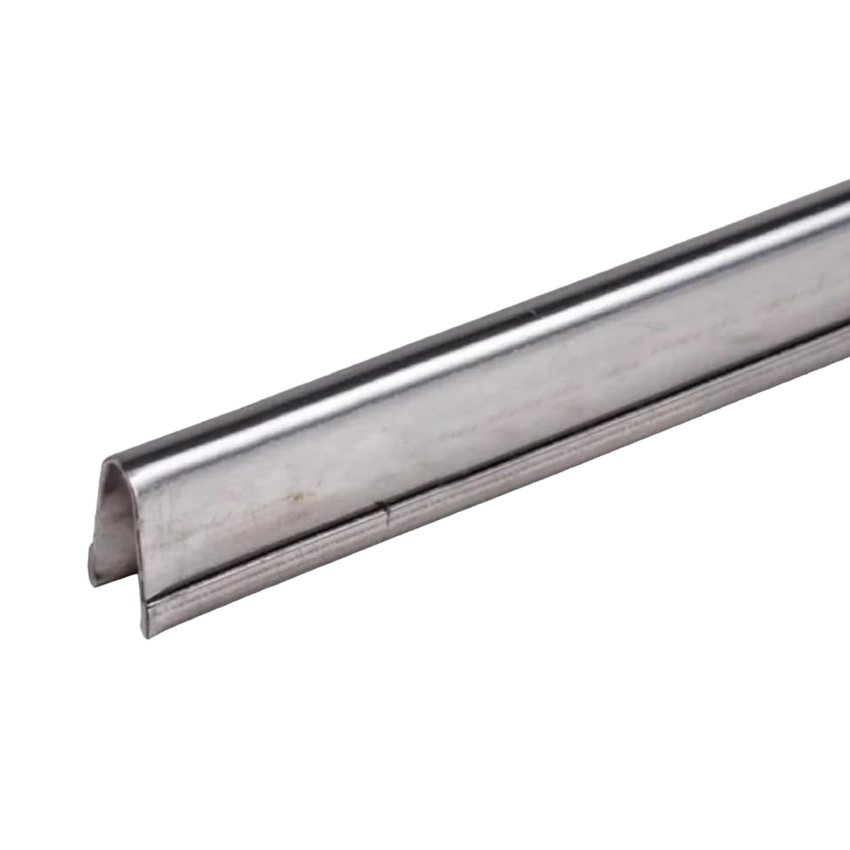 Premium Large Sill Track Cover for Sliding Patio Glass Screen Doors | Sliding Door Repair Replacement 5/16" W x 9/16" H Stainless Steel - Garage and Sliding Door Hardware