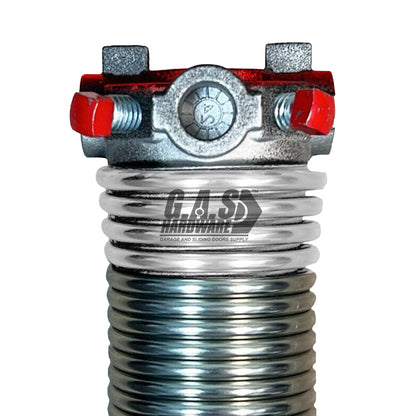 295 x 2 x 49 Galvanized Torsion Spring - Garage and Sliding Door Hardware
