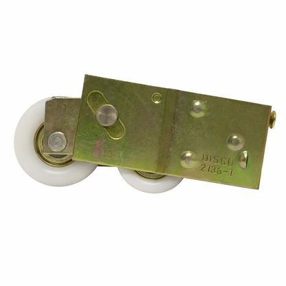 (DR-254-NYLON) Pan-Am Tandem Roller for Sliding Glass Doors with NYLON wheels - Garage and Sliding Door Hardware