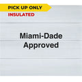 16' x 7' - Flush Panel - Insulated  Steel Back - Garage and Sliding Door Hardware