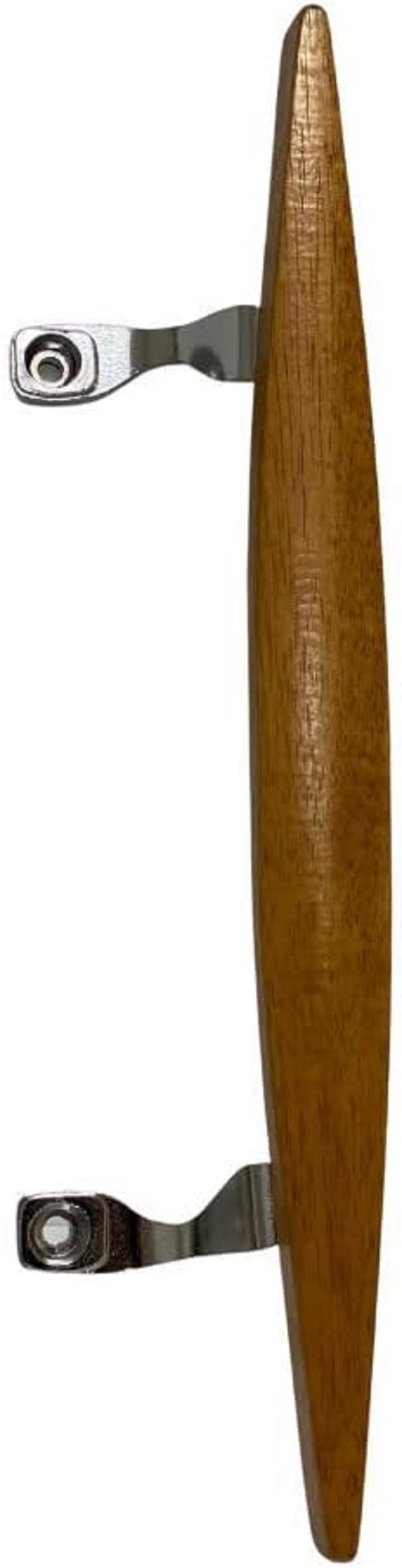 Canoe Style Wooden Sliding Door Handle | Stylish Sliding Glass Patio Door Handle Replacement Door Hardware and Repair | Door Handle Replacement - Garage and Sliding Door Hardware