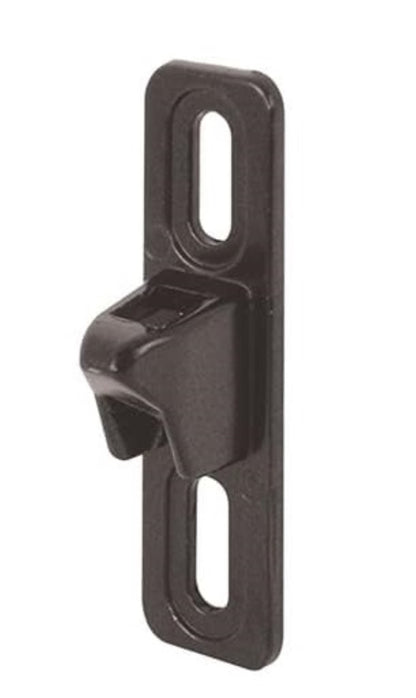 Sliding Door Keeper 1-11/16 In. Mounting Holes | Fix and Repair Glass Door Lock Keeper Replacement - Garage and Sliding Door Hardware