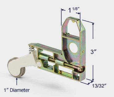 Wheel Corner Bracket Assembly – Sliding Patio Screen Door Roller | Roller for Patio Screen Glass Door Repair (SR-310) - Garage and Sliding Door Hardware