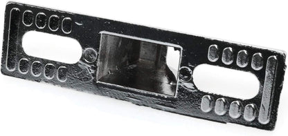 Sliding Door Keeper 1-11/16 In. Mounting Holes | Fix and Repair Glass Door Lock Keeper Replacement - Garage and Sliding Door Hardware