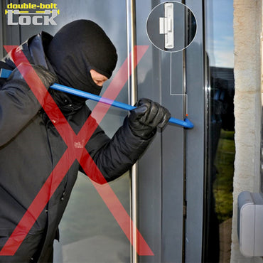 CAL - Double Bolt Lock - Sliding Glass Door Lock - Garage and Sliding Door Hardware