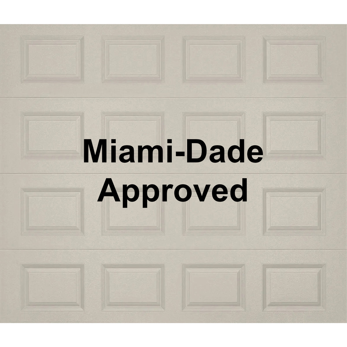 9' x 7' - Short Panel - 6" Low Head Room - Garage and Sliding Door Hardware