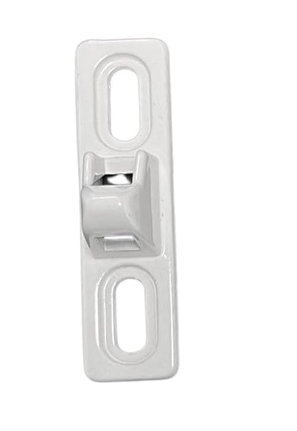 Sliding Door Keeper 1-11/16 In. Mounting Holes | Fix and Repair Glass Door Lock Keeper Replacement - Garage and Sliding Door Hardware