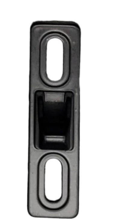 Sliding Door Keeper 1-11/16 In. Mounting Holes | Fix and Repair Glass Door Lock Keeper Replacement - Garage and Sliding Door Hardware