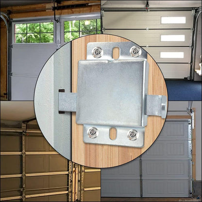 Residential Garage Door Universal and Adjustable Lock System | Lock Replacement for Garage Door Repair | Hardware Lock Garage Repair | Slide Lock Garage Door Security - Garage and Sliding Door Hardware
