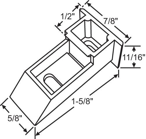 Window Balance Top Sash Guide - Garage and Sliding Door Hardware