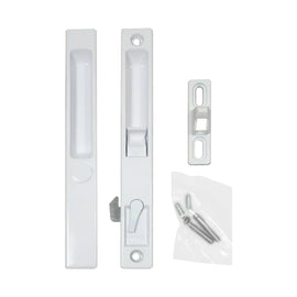 Sliding Glass Door Handle Set, Flush Mount, Non-Keyed, 6-5/8