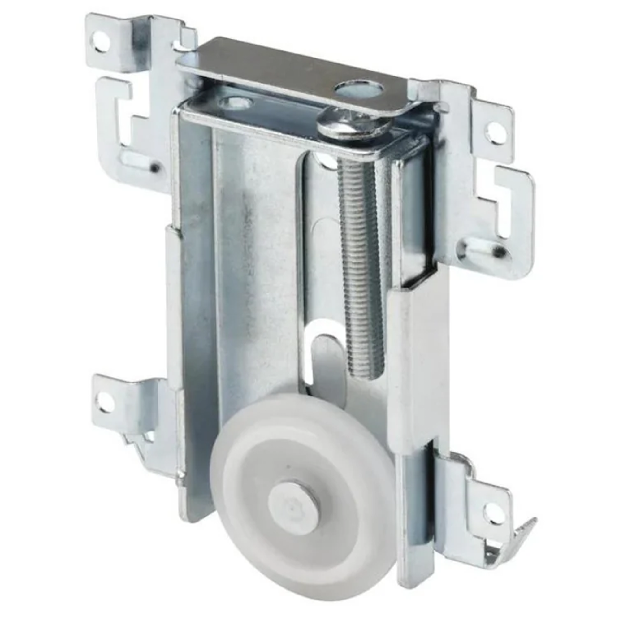 (DR-11827) Steel-Framed Mirror Closet Doors Bottom Roller Assembly - Garage and Sliding Door Hardware