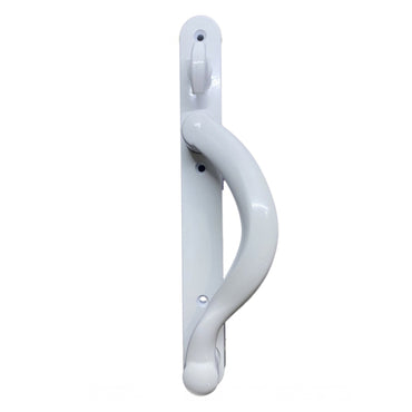 (DH-575-W) Amesbury Truth Sliding Door Handle, 11-15/16" Length- White - Garage and Sliding Door Hardware