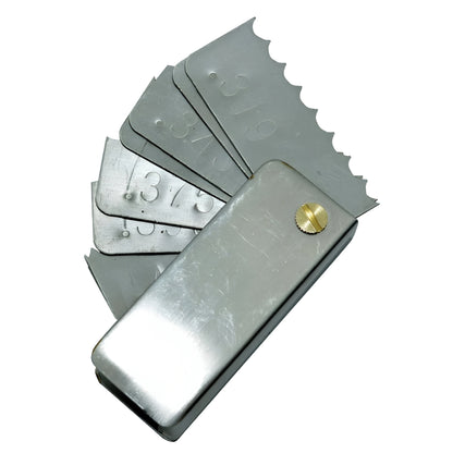Garage Door Spring Measure Tool Commercial Pocket Wire Gauge (GDWGC) -0.319-.562 - Garage and Sliding Door Hardware