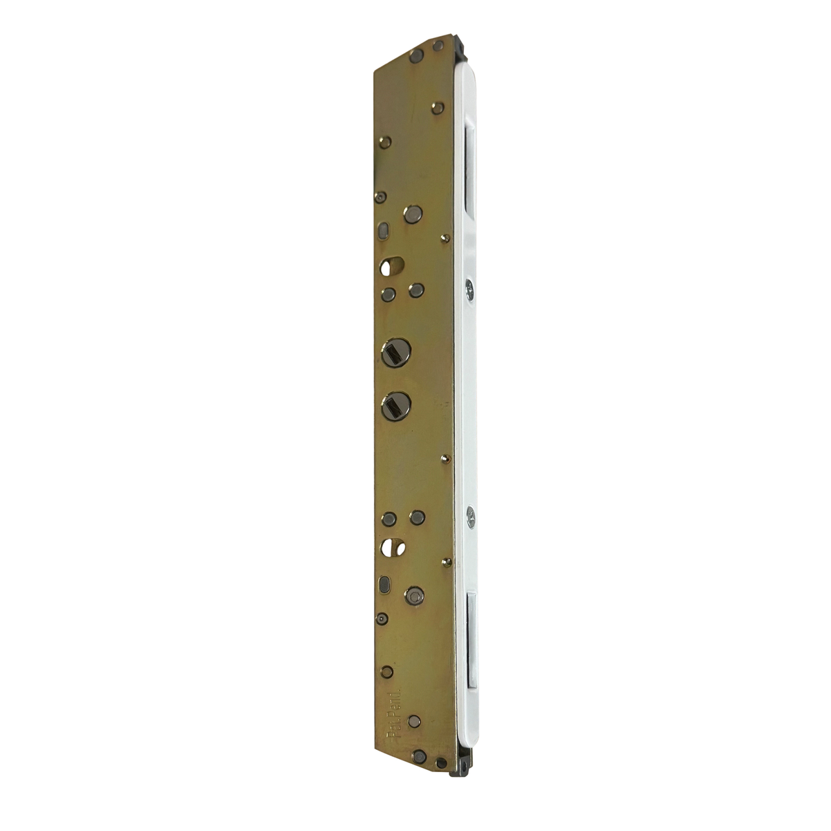 10" Dual Point Mortise Lock, 9-7/8" Hole Spacing, Compatible with either Center or Offset Latch Position - Garage and Sliding Door Hardware