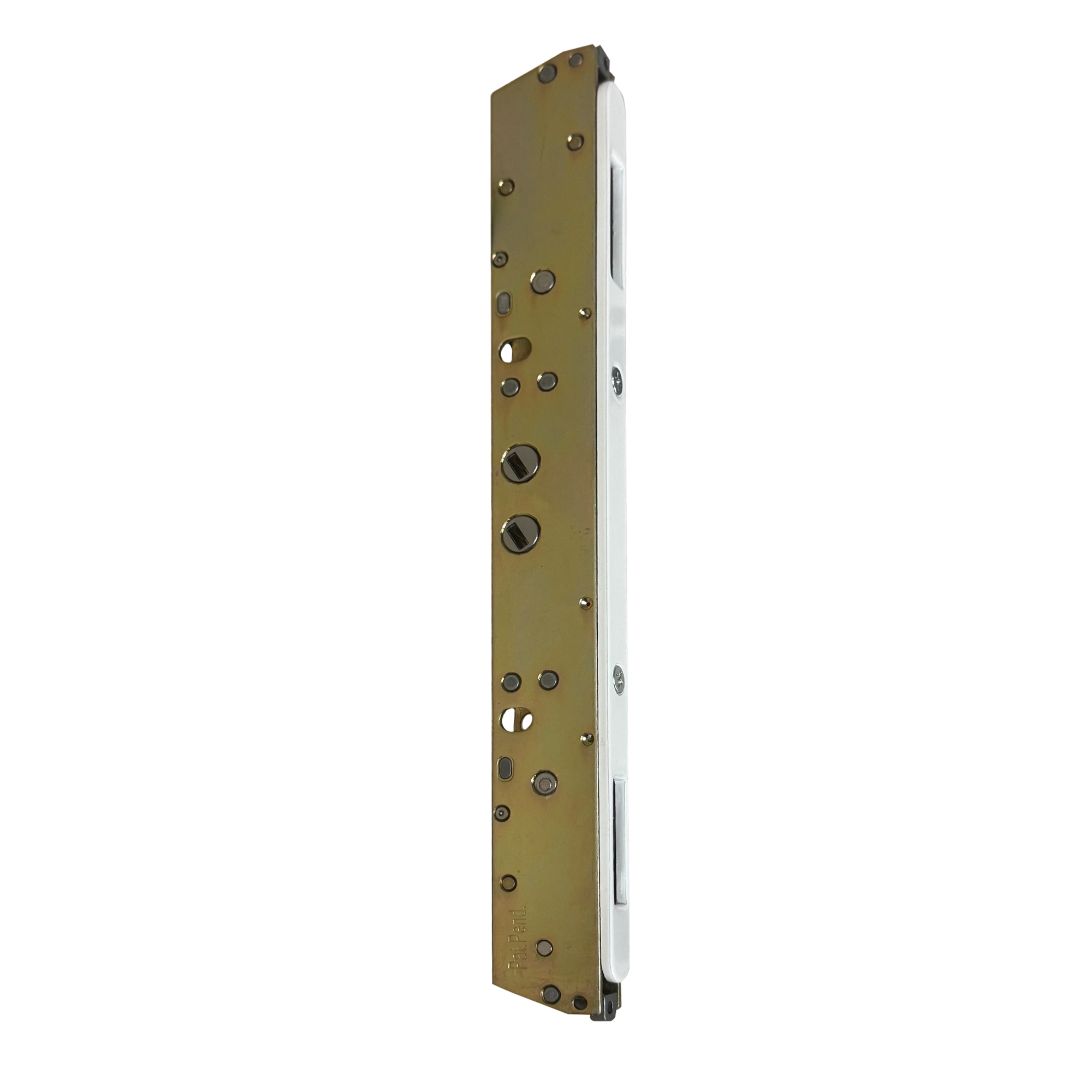 10" Dual Point Mortise Lock, 9-7/8" Hole Spacing, Compatible with either Center or Offset Latch Position - Garage and Sliding Door Hardware