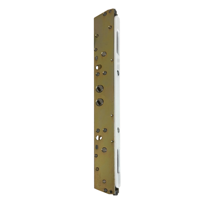 10" Dual Point Mortise Lock, 9-7/8" Hole Spacing, Compatible with either Center or Offset Latch Position - Garage and Sliding Door Hardware