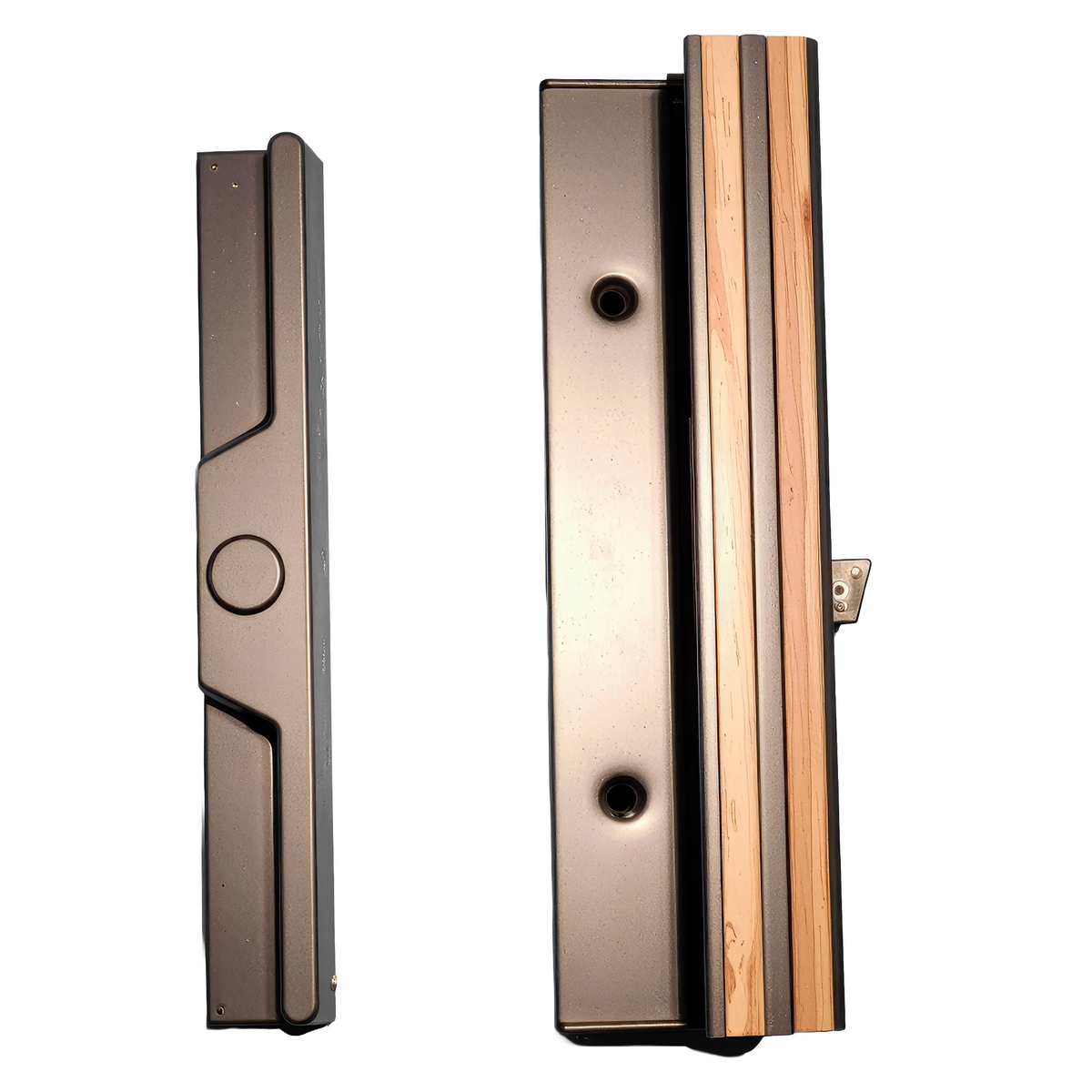 Sliding Patio Door Handle with 3-15/16" Hole Spacing  (DH-21409) - Garage and Sliding Door Hardware