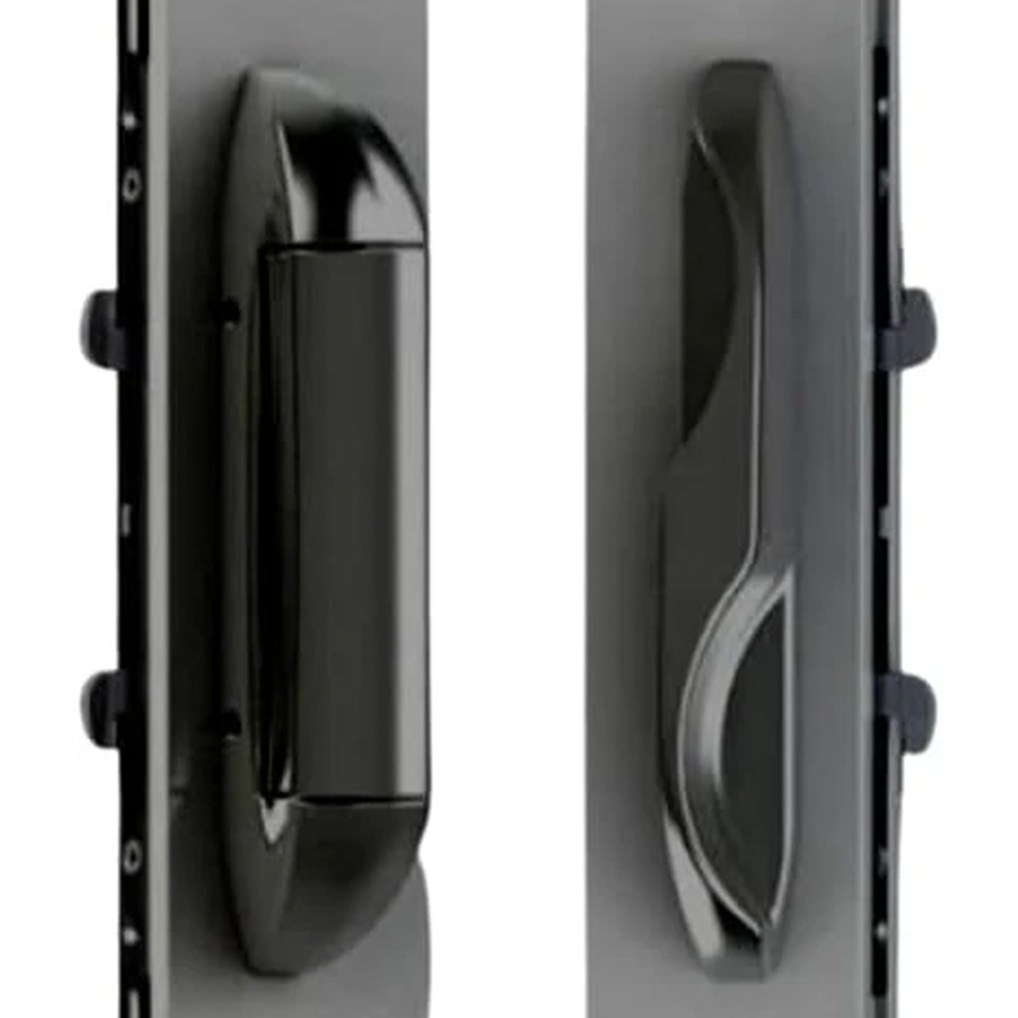 (DH-595-BLACK) Interlock Intuition Sliding Door Handle Kit, BLACK - Garage and Sliding Door Hardware