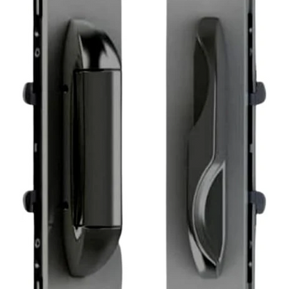 (DH-595-BLACK) Interlock Intuition Sliding Door Handle Kit, BLACK - Garage and Sliding Door Hardware