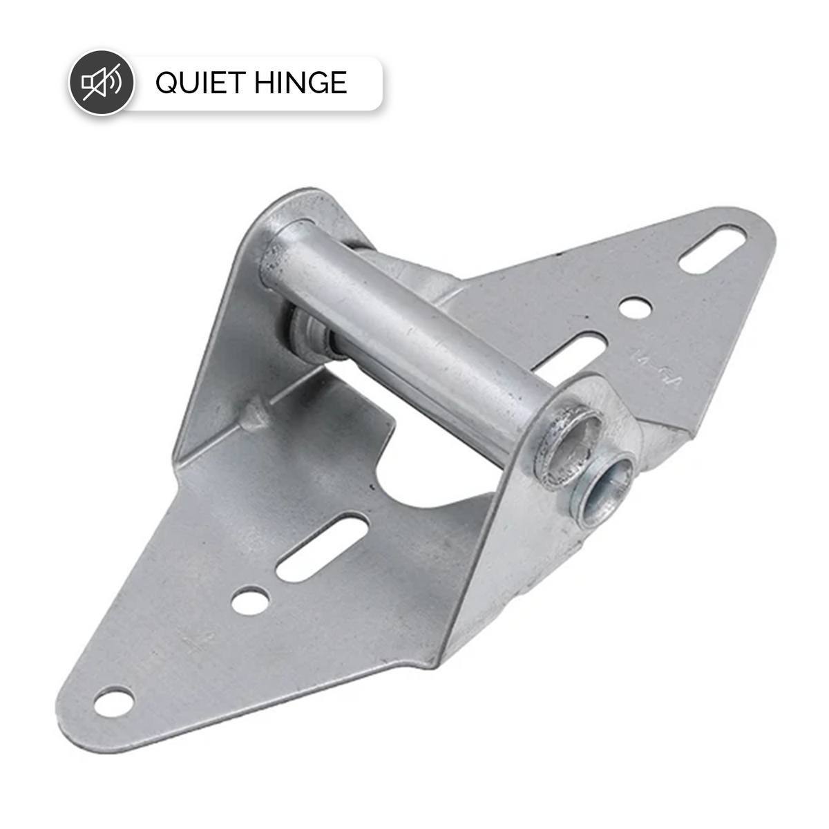 Garage Door 14-Gauge Steel QUIET Hinge # 4 - Garage and Sliding Door Hardware