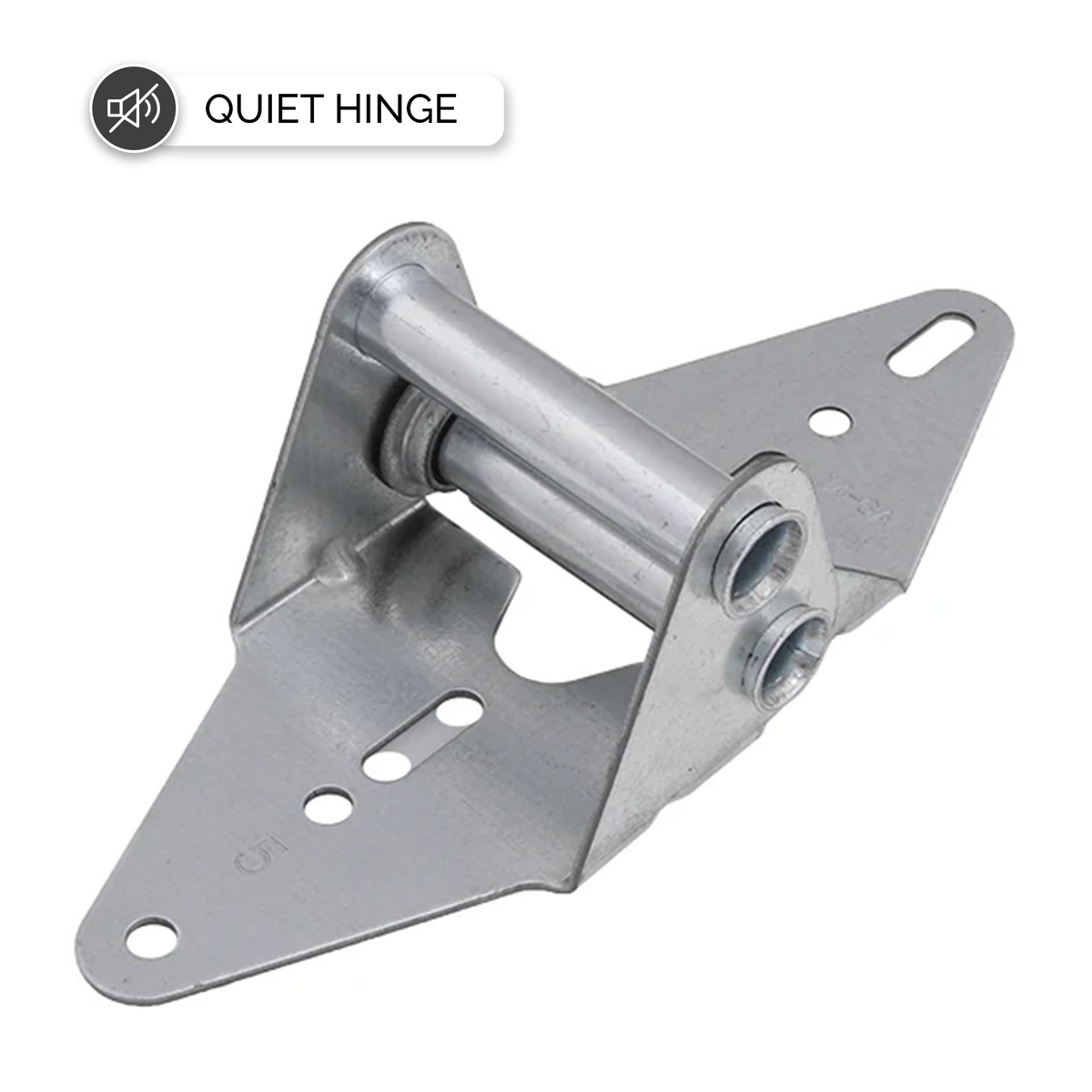 Garage Door 14-Gauge Steel QUIET Hinge # 5 - Garage and Sliding Door Hardware