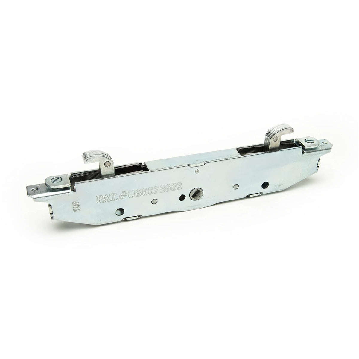 Vanguard Sliding Patio Door Mortise Lock with 7-11/16" Hole Spacing - DL-16-544WX - Garage and Sliding Door Hardware