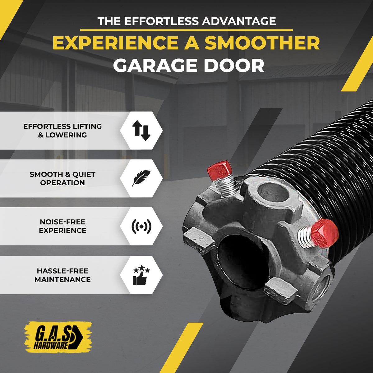 295 x 2 x Custom Garage Door Torsion Spring - Garage and Sliding Door Hardware