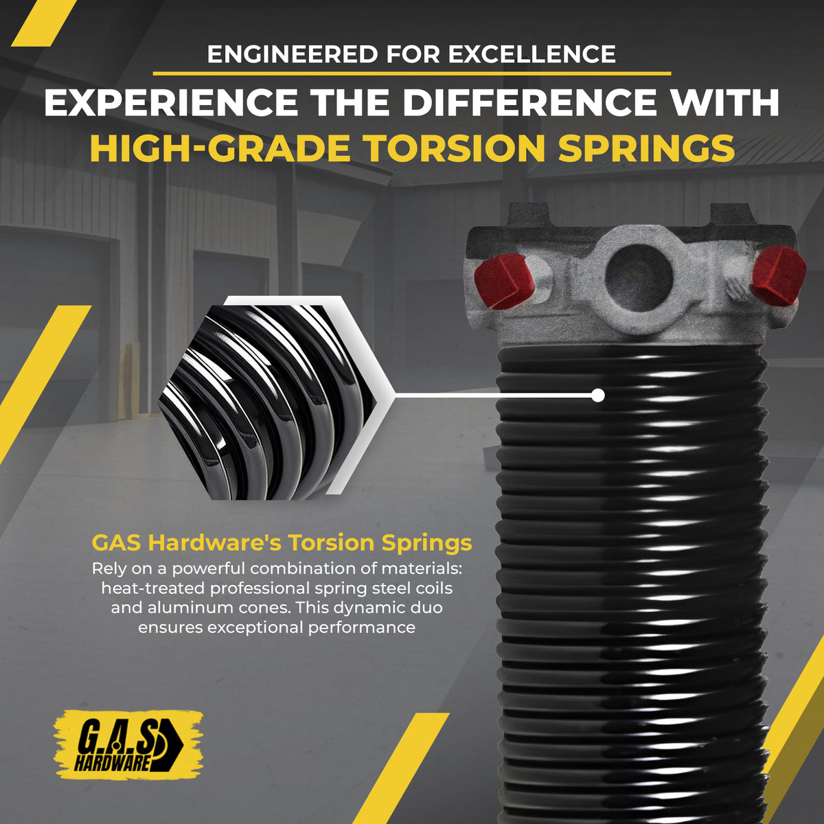 273 x 2 x 41 Garage Door Torsion Spring - Garage and Sliding Door Hardware