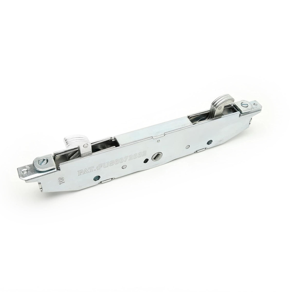 Vanguard Sliding Patio Door Mortise Lock with 7-11/16" Hole Spacing - DL-16-544WX - Garage and Sliding Door Hardware