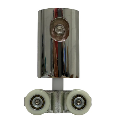 CRL Polished Chrome Hydroslide | Sliding Door Hanger Kit For Sliding Hanging Doors - Garage and Sliding Door Hardware