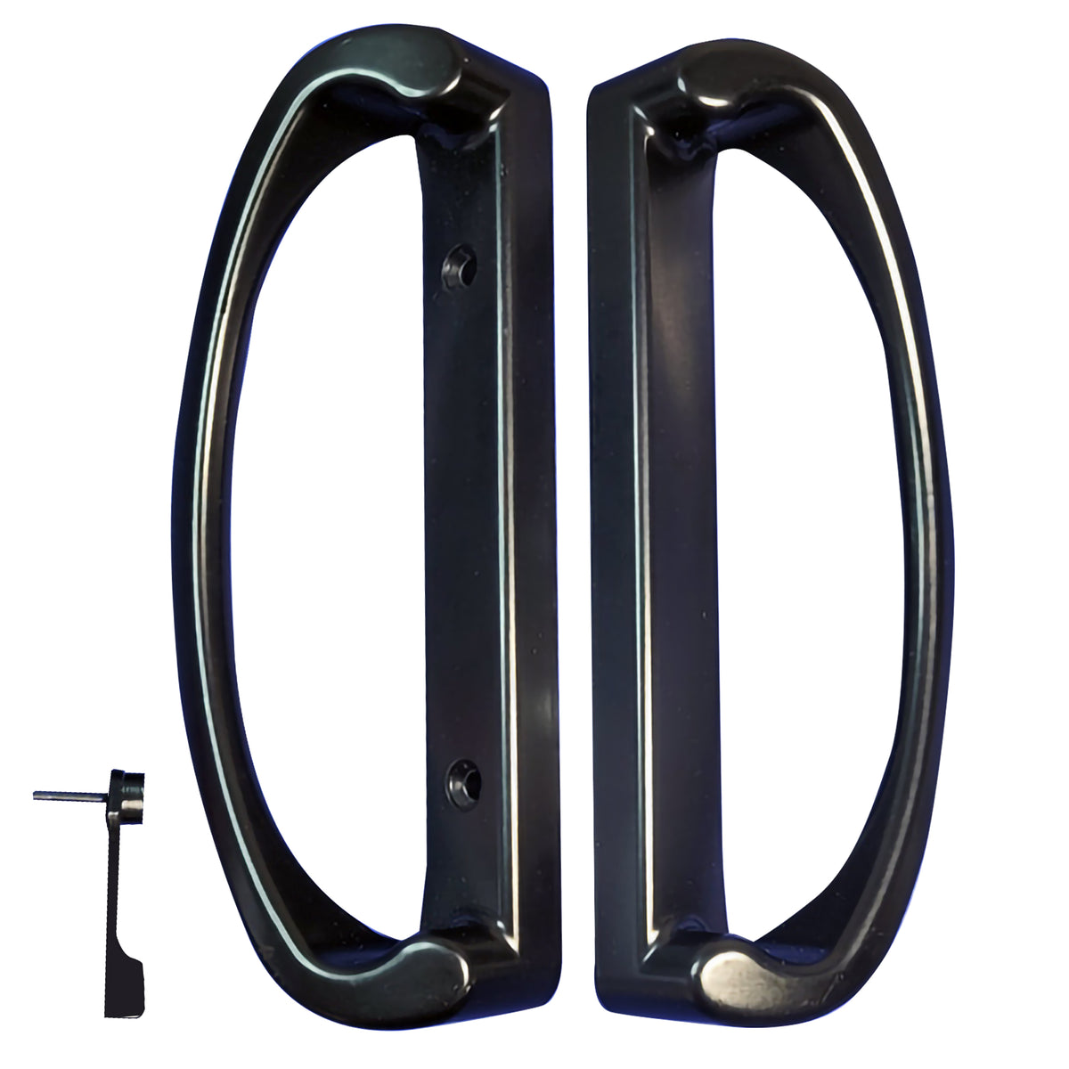 7-1/4" Lawson Sliding Patio Door Handle Set with 3-15/16" Hole Spacing - Garage and Sliding Door Hardware