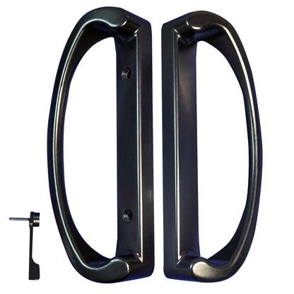 7-1/4" Lawson Sliding Patio Door Handle Set with 3-15/16" Hole Spacing - Garage and Sliding Door Hardware