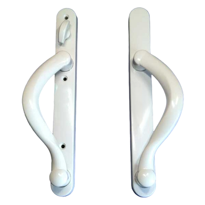 11-5/16" Amesbury Truth Premium Sliding Patio Glass Door Handle Set Grip Dual Pull Winguard ClassicVue Max PGT - Garage and Sliding Door Hardware