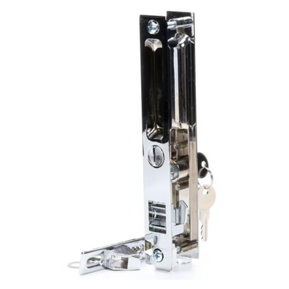 (DL-503-C-K) Flush Mount Handle Set with Key Cylinder, 6-5/8" Hole Space - Garage and Sliding Door Hardware