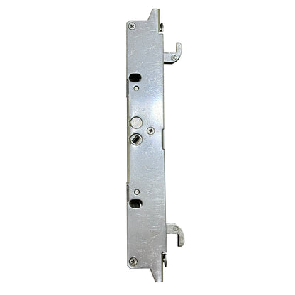 7.97" Hole Spacing Two Point Stainless Steel Mortise Lock Replacement for Sliding Patio Glass Door - Dual Point with Outward Hook Locking Mechanism - Garage and Sliding Door Hardware