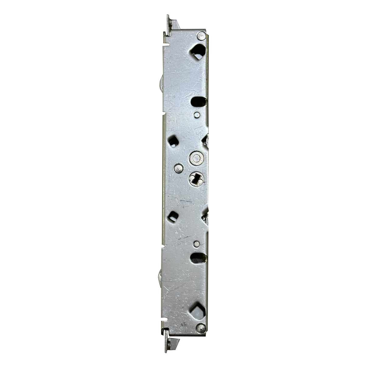 7.97" Hole Spacing Two Point Stainless Steel Mortise Lock Replacement for Sliding Patio Glass Door - Dual Point with Outward Hook Locking Mechanism - Garage and Sliding Door Hardware