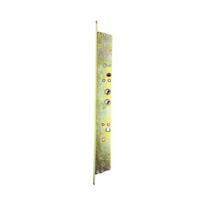 11-3/4" Multi-Point Mortise Lock with Face Plate with NO Anti-Slam Pin for Sliding Glass Doors | Two Point Replacement Locking Mechanism to Fix and Repair Sliding Patio Door Hardware - Alloy Steel - Garage and Sliding Door Hardware