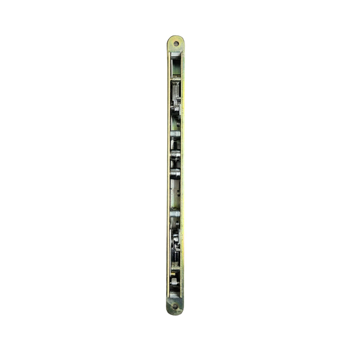 11-3/4" Multi-Point Mortise Lock with Face Plate with NO Anti-Slam Pin for Sliding Glass Doors | Two Point Replacement Locking Mechanism to Fix and Repair Sliding Patio Door Hardware - Alloy Steel - Garage and Sliding Door Hardware