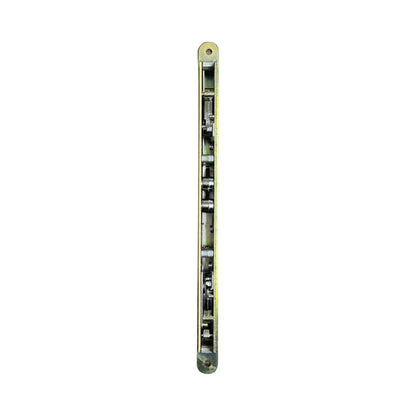 11-3/4" Multi-Point Mortise Lock with Face Plate with NO Anti-Slam Pin for Sliding Glass Doors | Two Point Replacement Locking Mechanism to Fix and Repair Sliding Patio Door Hardware - Alloy Steel - Garage and Sliding Door Hardware