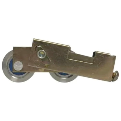 (DR-266) Zinc Tandem Roller for Sliding Glass Doors| 1 ¹/₄" Wheels - Garage and Sliding Door Hardware