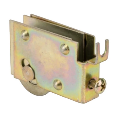 Steel Roller for Sliding Glass Doors | Roller Assembly, 1-1/4 In. Steel Wheels (DR-294) - Garage and Sliding Door Hardware