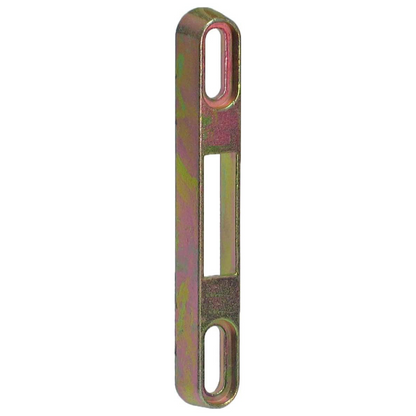 Sliding Patio Door Keeper with 4-7/32" Slotted Holes and 1/2" depth- KEEPER-900-17355 - Garage and Sliding Door Hardware